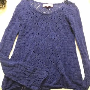 Eyelet lace top